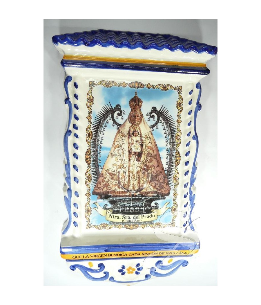 TEJADITO CERAMICA VIRGEN DEL PRADO 50 * 28 CM. UNA PIEZA