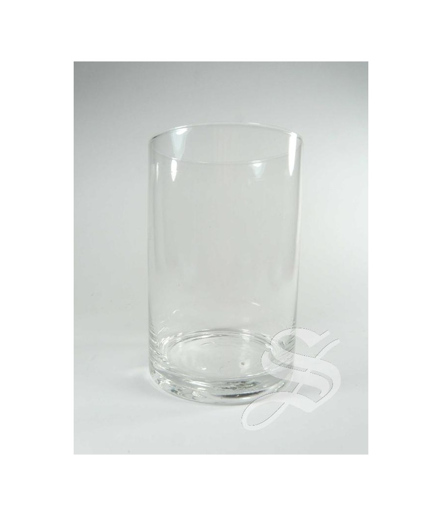 VASO CRISTAL BOHEMIA Ø 7,8 X 11,5 M. TRASPARENTE PARA CERA LIQUIDA