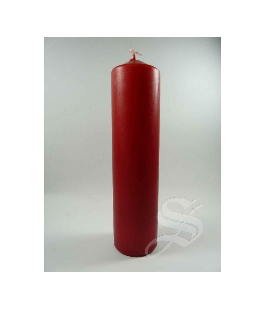 VELA CELEBRAR 7 * 20 CM. ROJO SANGRE