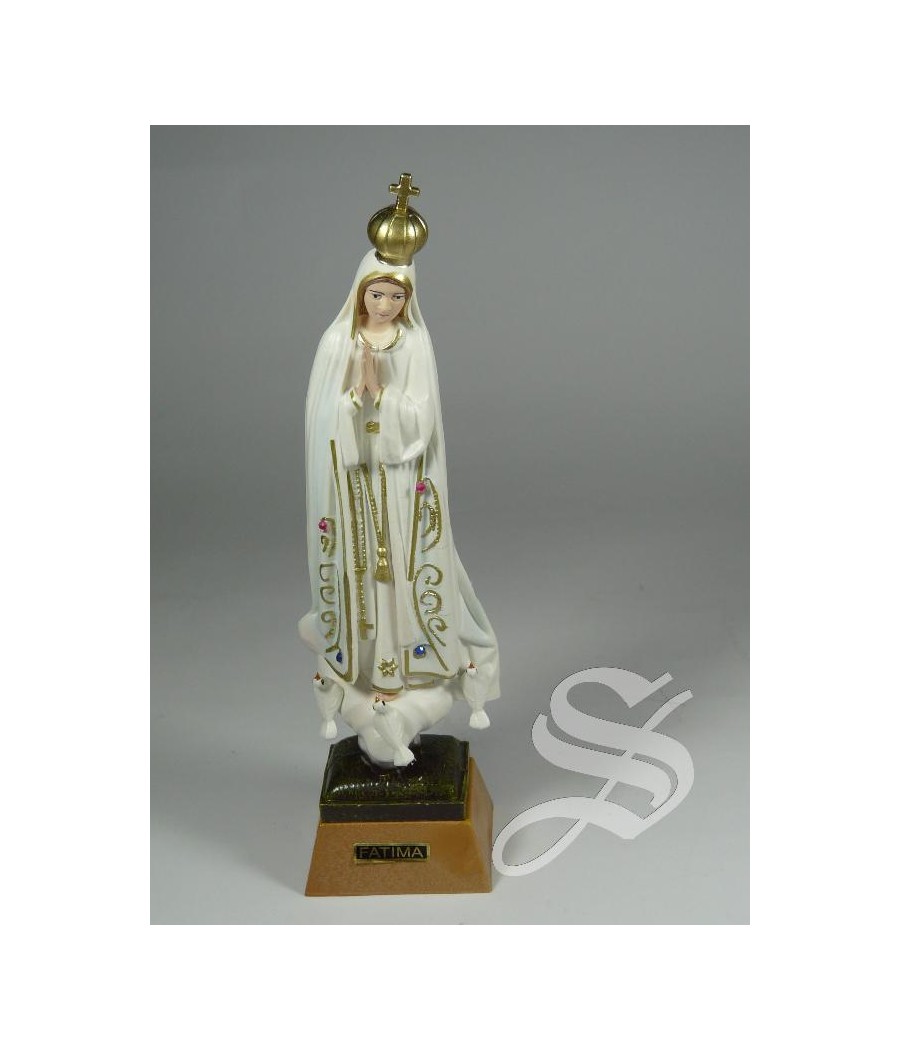 VIRGEN  DE FATIMA PINTADA 17 CM.