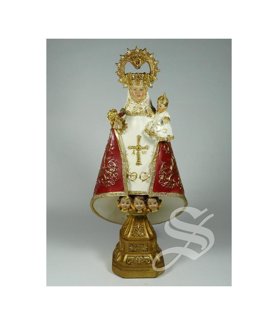 VIRGEN COVADONGA ROJA 22 CM.