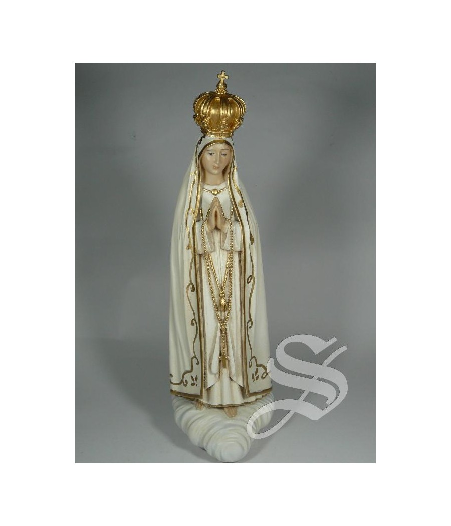 VIRGEN DE FATIMA 33 * 13 CM. MARMOLINA