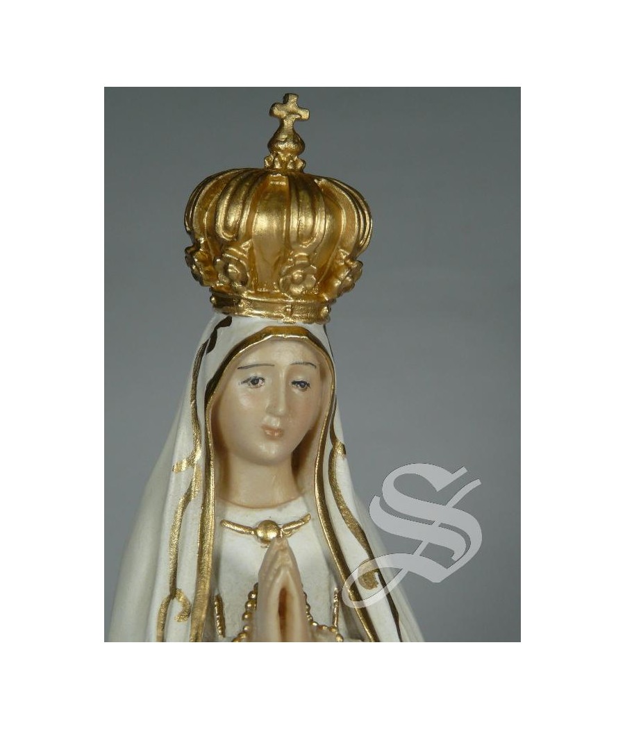 VIRGEN DE FATIMA 33 * 13 CM. MARMOLINA