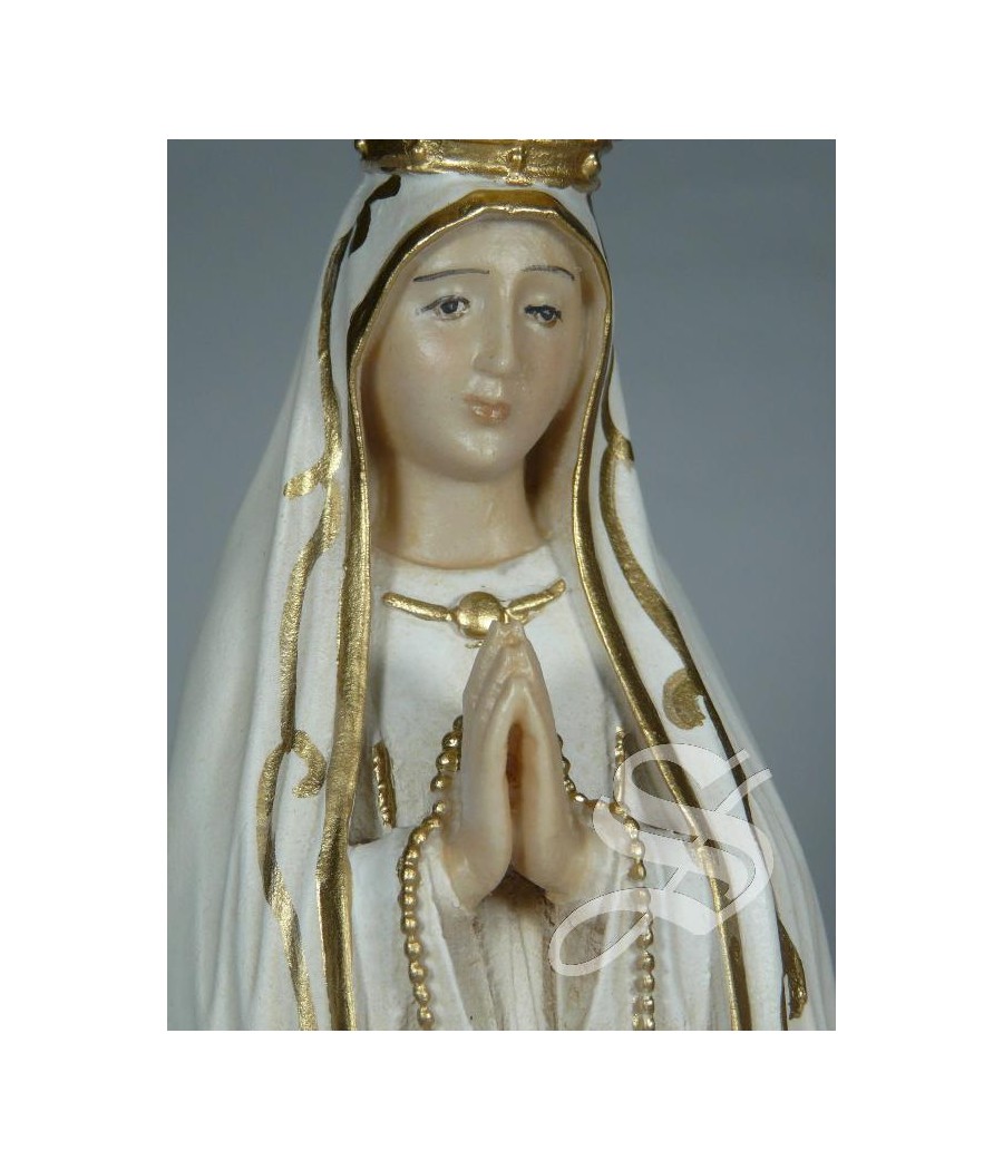 VIRGEN DE FATIMA 33 * 13 CM. MARMOLINA