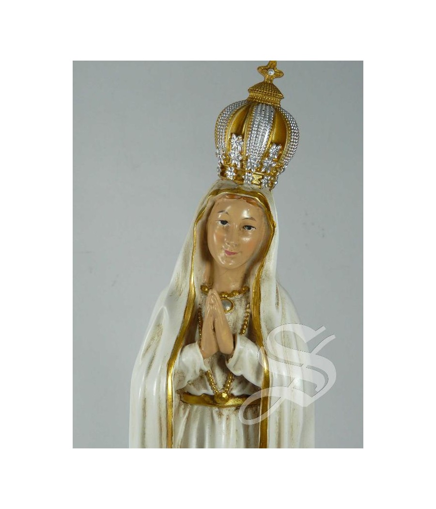 VIRGEN DE FATIMA 40 CM. RESINA