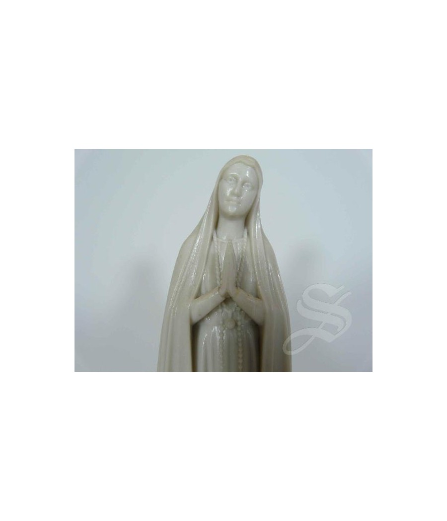 VIRGEN DE FATIMA MARMOLINA NATURAL 20 CM.