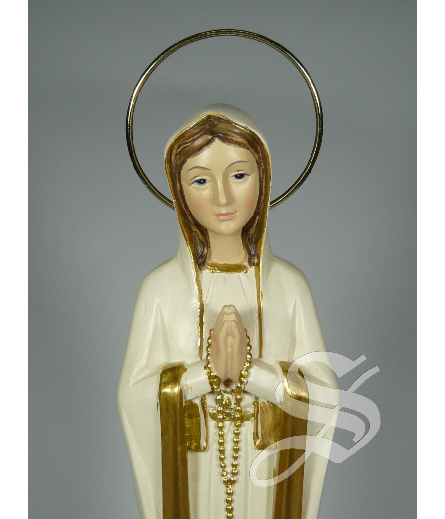 VIRGEN DE FATIMA RESINA 30 CM