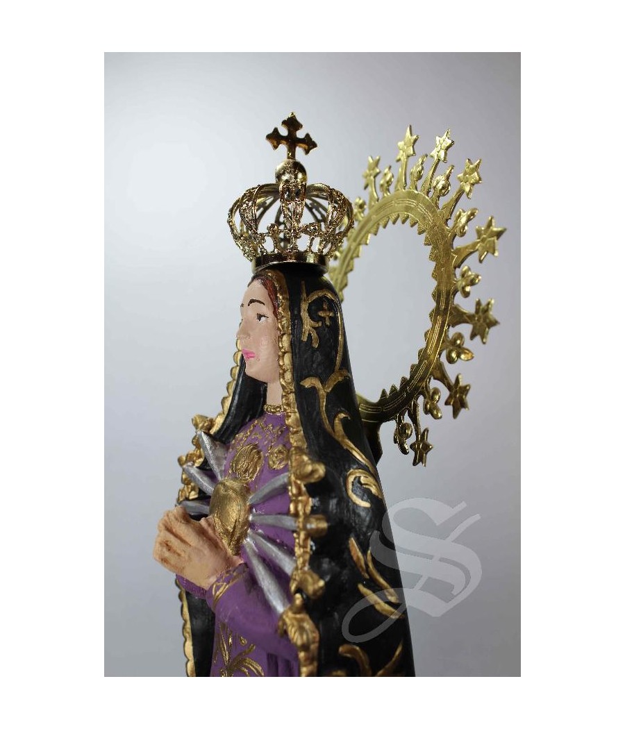 VIRGEN DE LA  SOLEDAD 23 CM