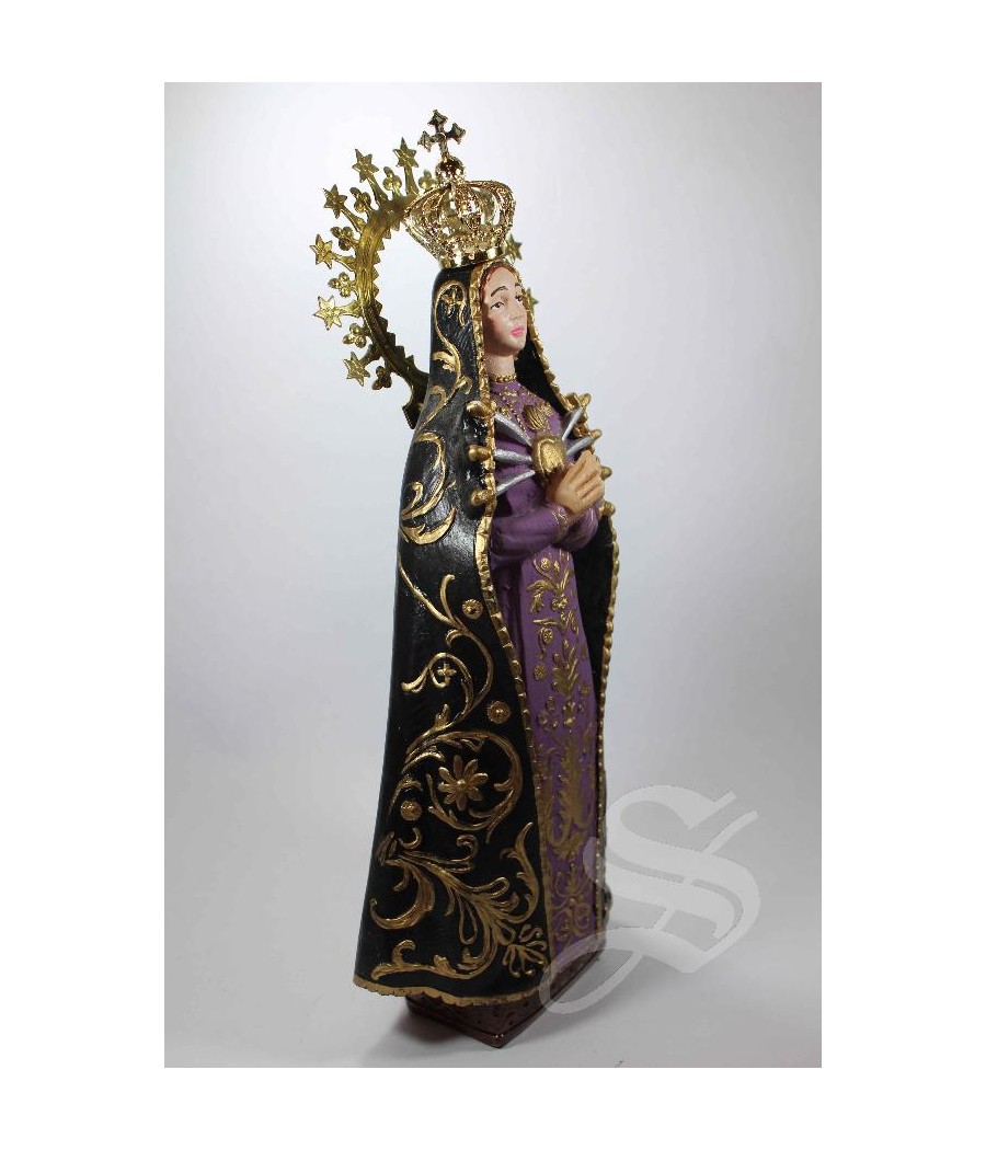 VIRGEN DE LA  SOLEDAD 23 CM