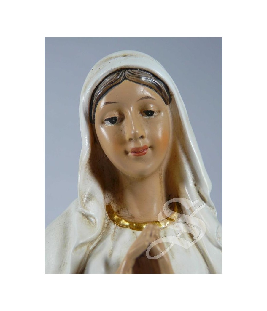 VIRGEN DE LOURDES 30 CM. RESINA