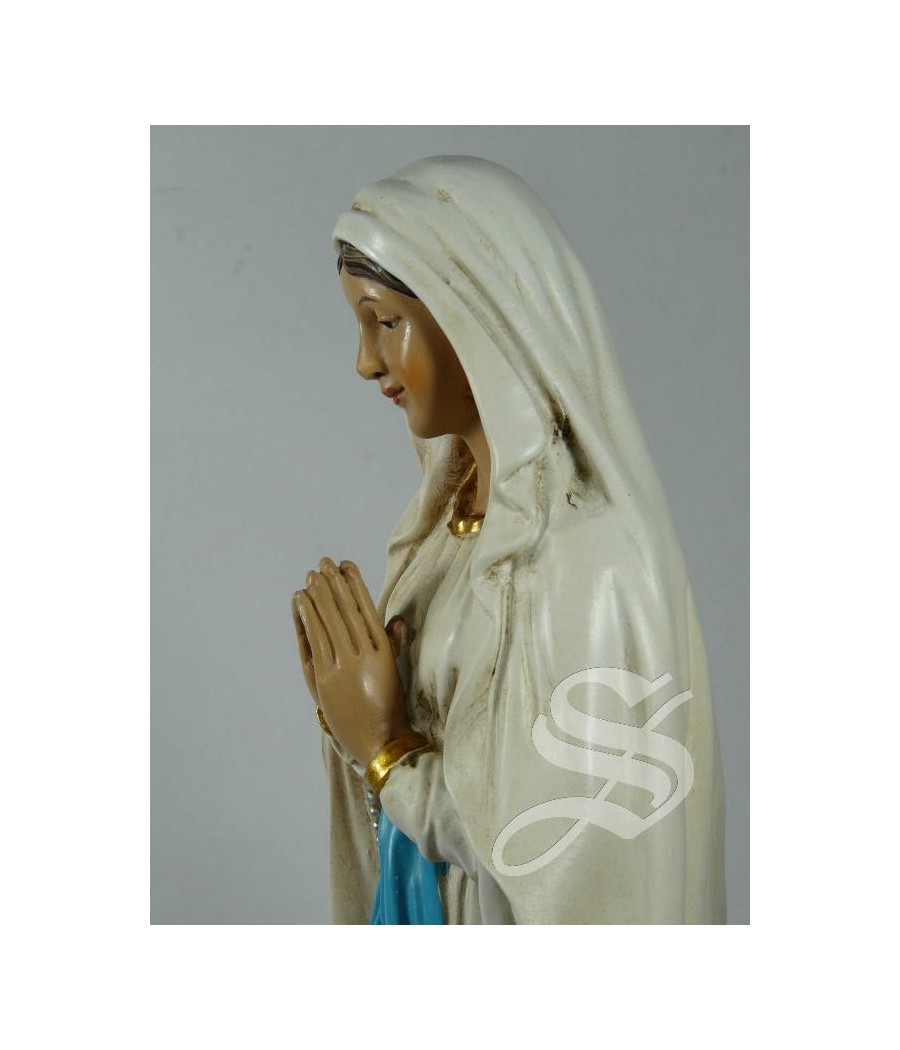 VIRGEN DE LOURDES 30 CM. RESINA