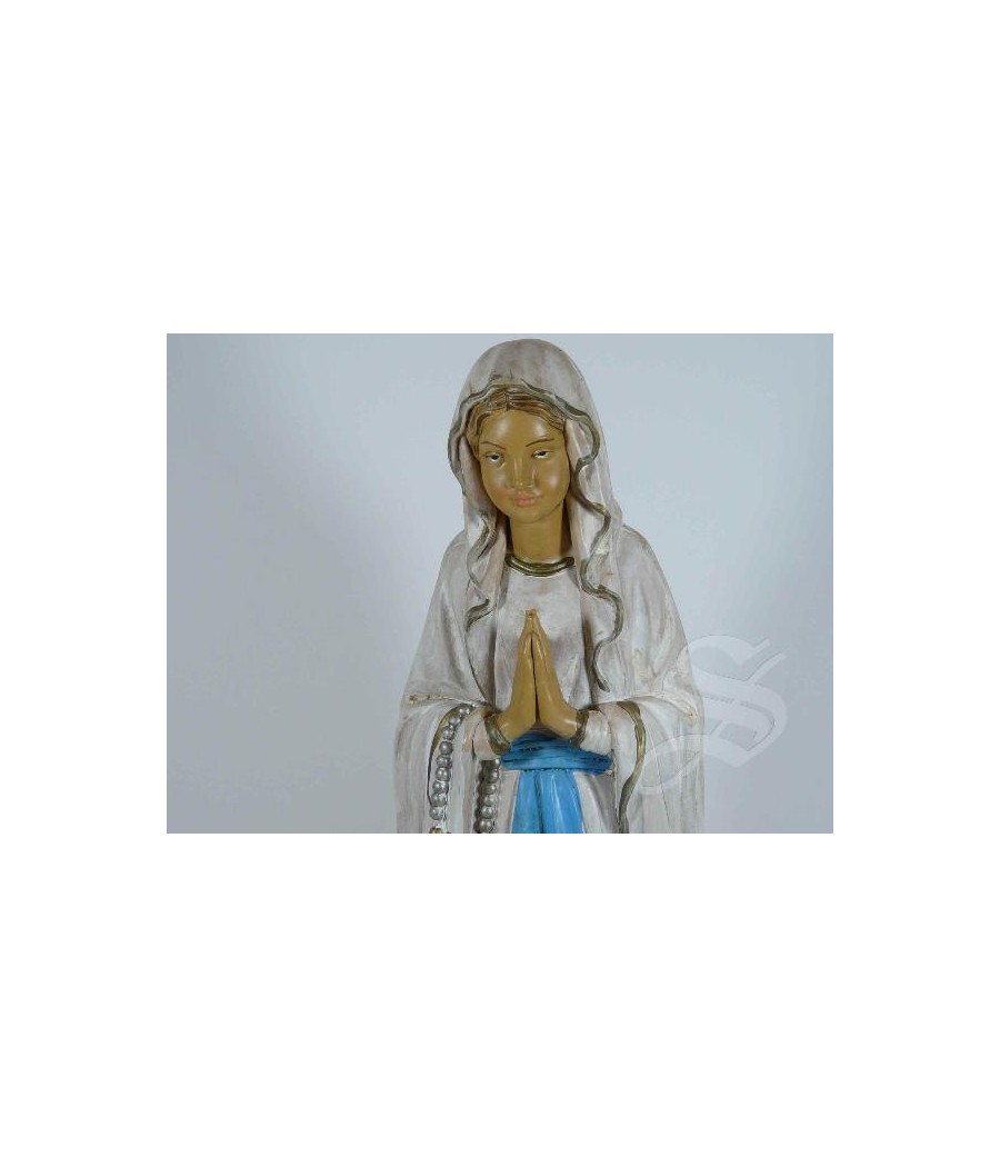 VIRGEN DE LOURDES 30 CM. RESINA