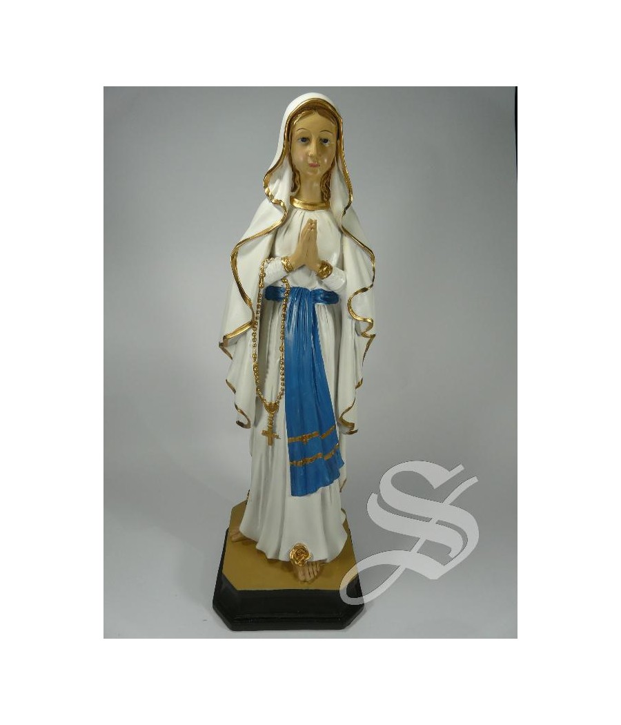 VIRGEN DE LOURDES 40 CM. RESINA