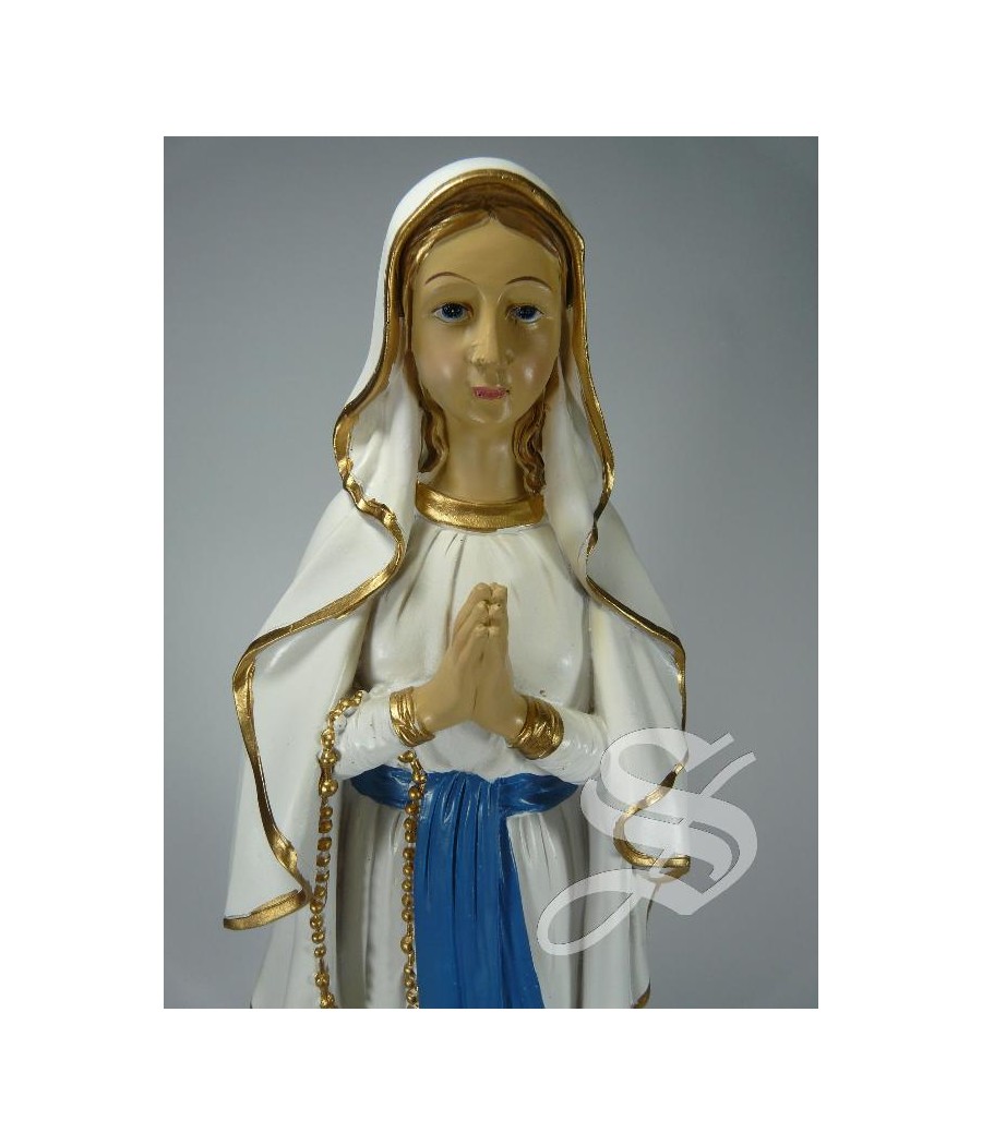 VIRGEN DE LOURDES 40 CM. RESINA