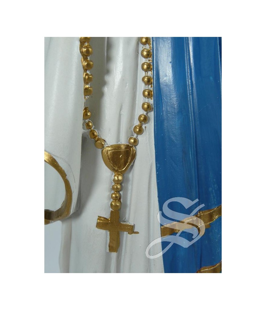 VIRGEN DE LOURDES 40 CM. RESINA