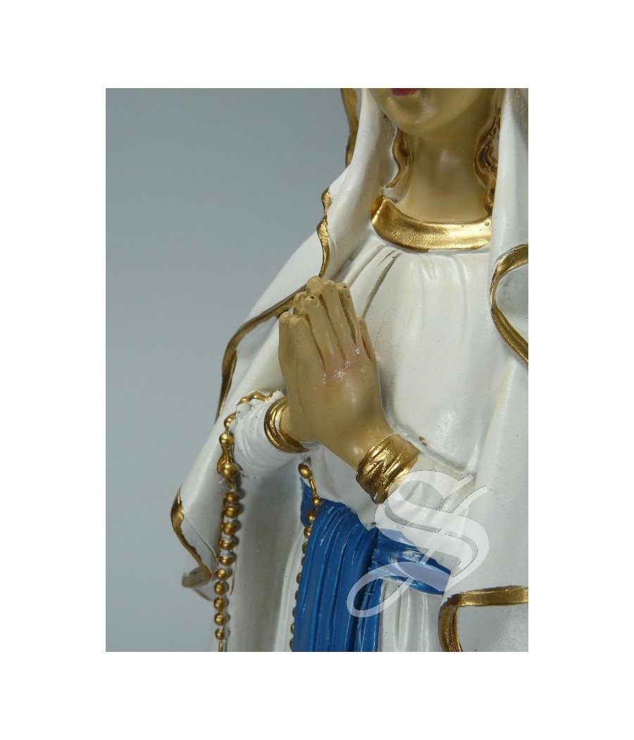 VIRGEN DE LOURDES 40 CM. RESINA