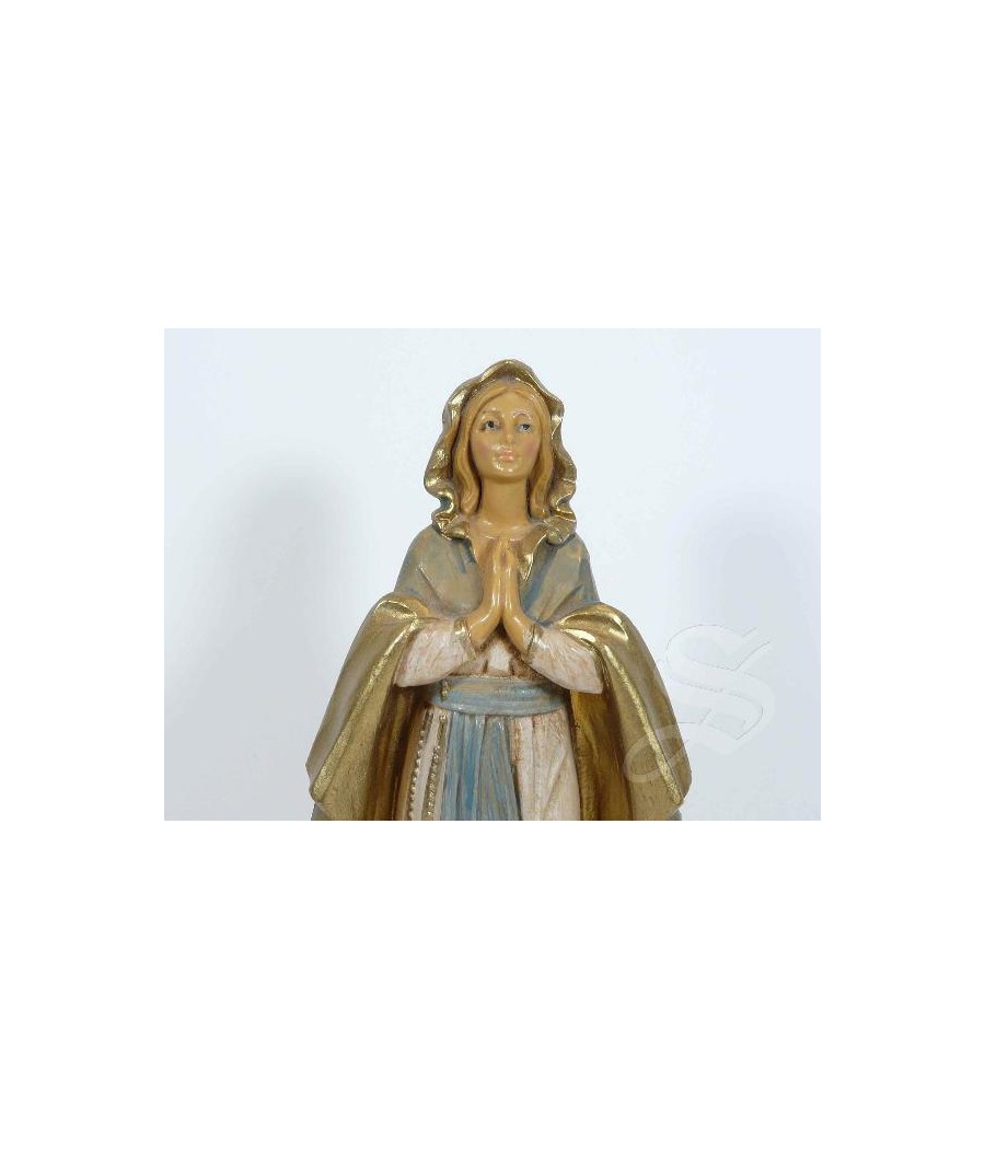 VIRGEN DE LOURDES RESINA EXTRA 17 CM.