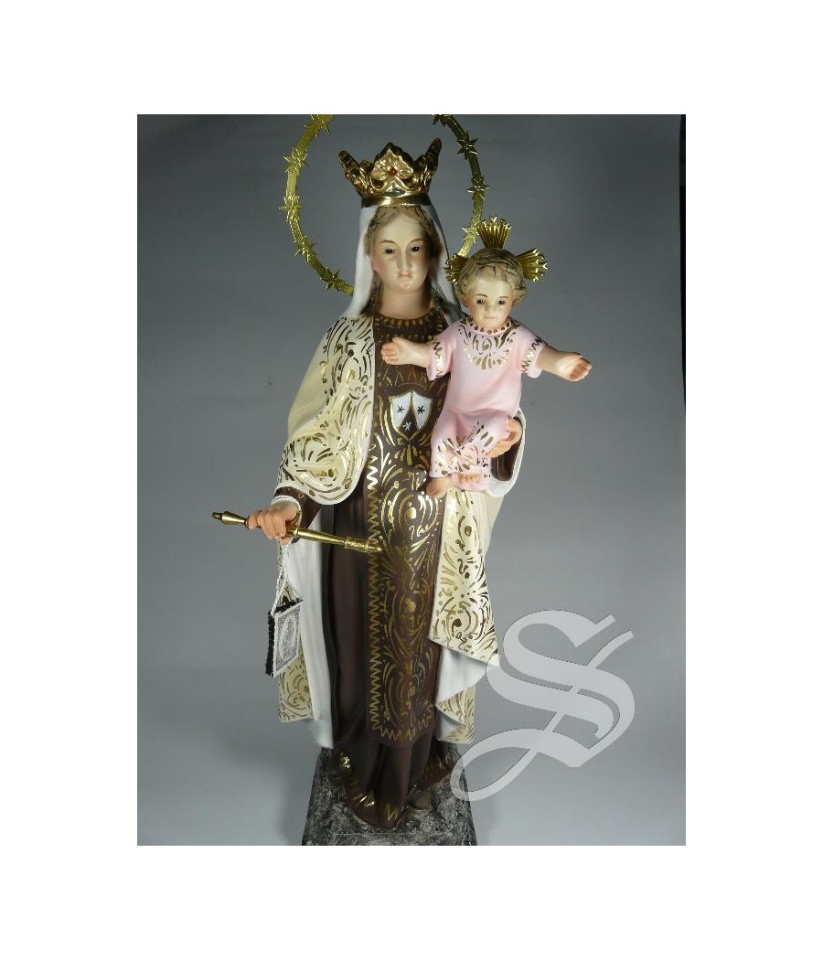 VIRGEN DEL CARMEN 40CM. 2ª PASTA DE MADERA