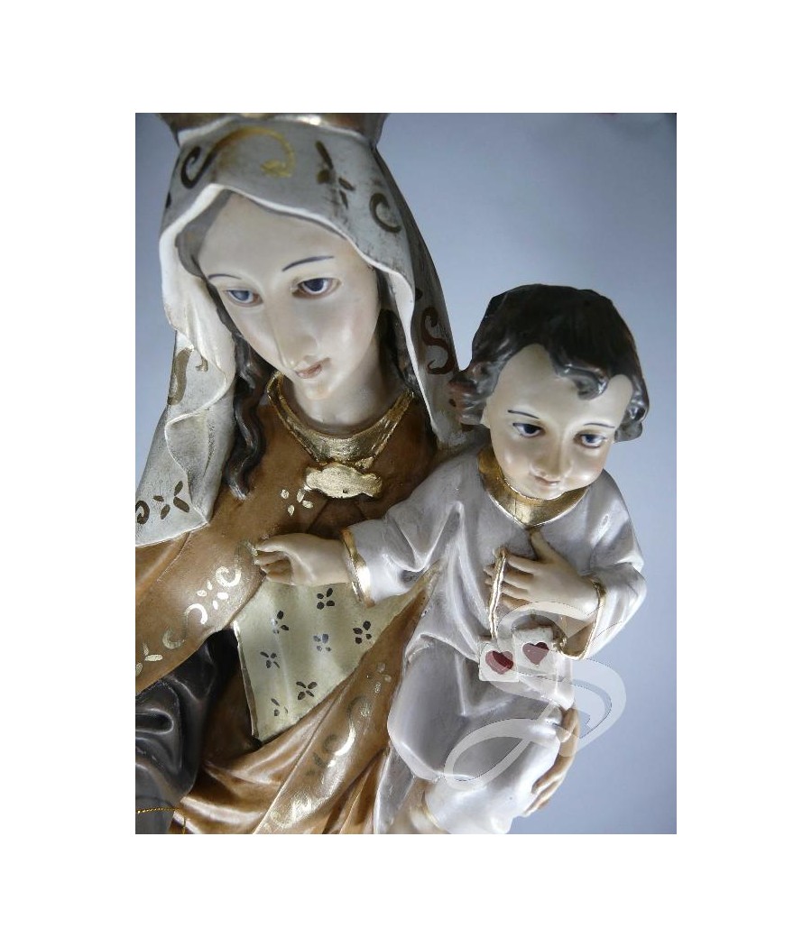 VIRGEN DEL CARMEN 56 * 15 CM. MARMOLINA