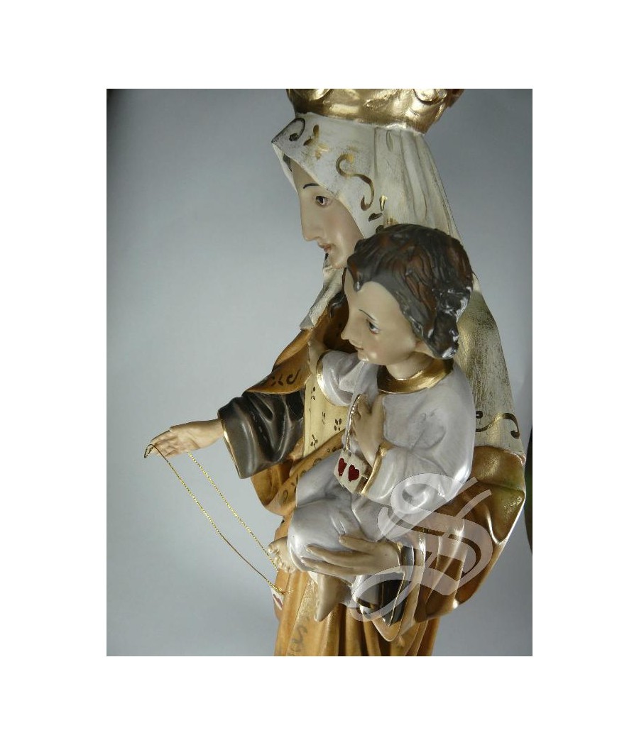 VIRGEN DEL CARMEN 56 * 15 CM. MARMOLINA