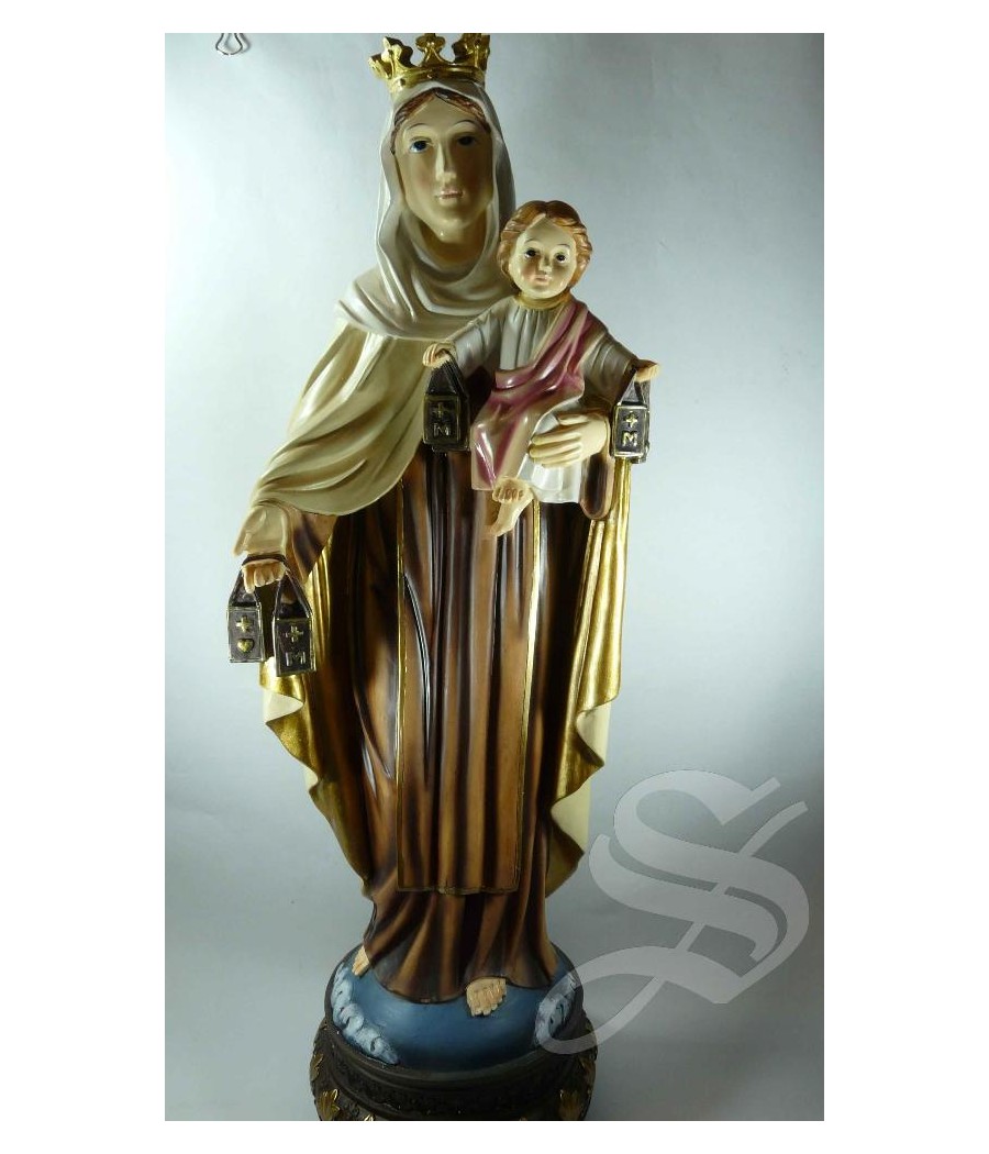 VIRGEN DEL CARMEN 60 CM. RESINA