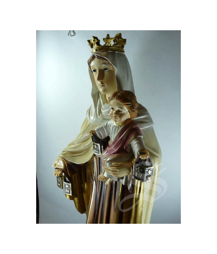 VIRGEN DEL CARMEN 60 CM. RESINA