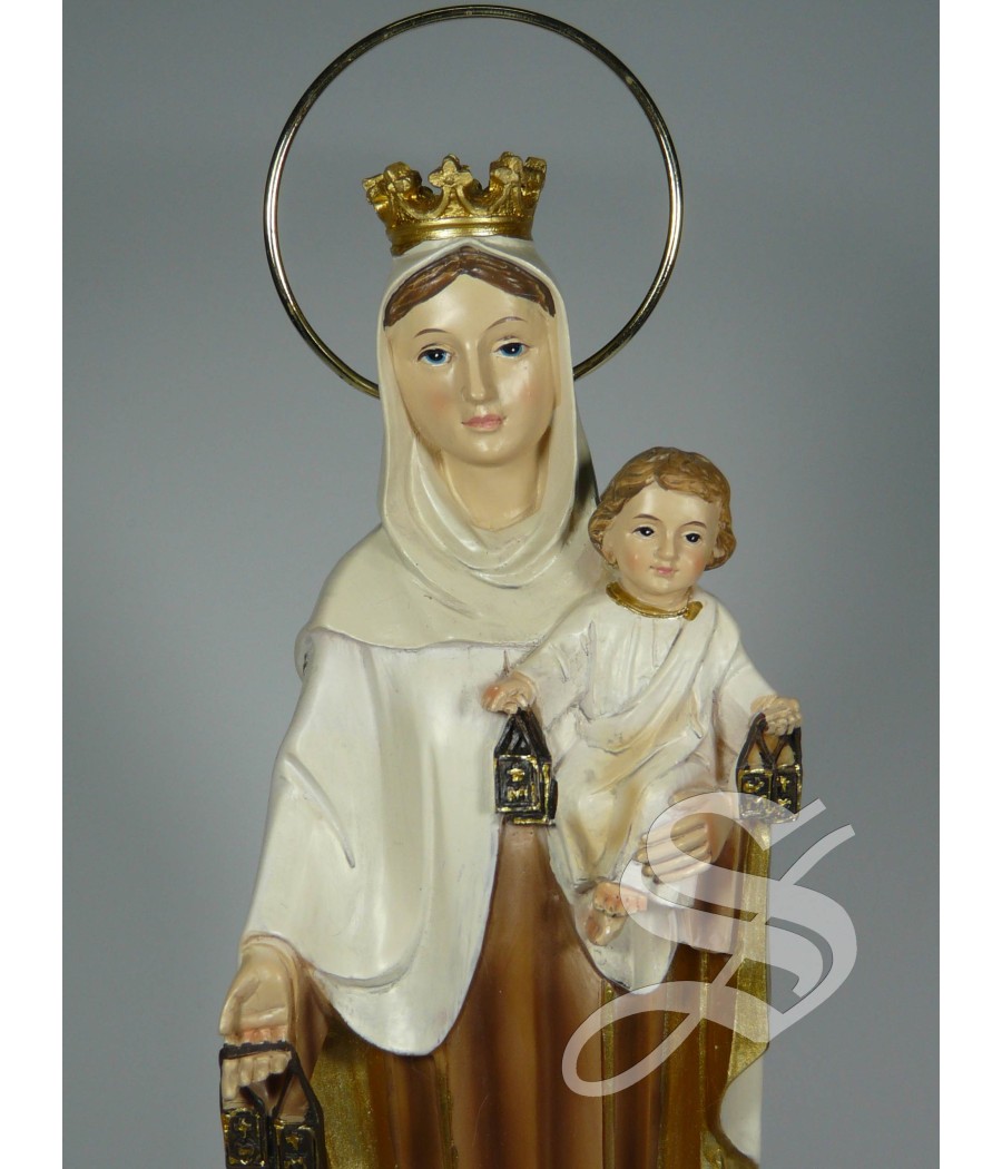 VIRGEN DEL CARMEN RESINA 30 CM