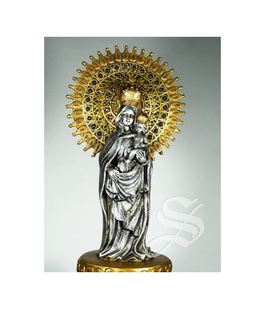 VIRGEN DEL PILAR 40 CM. CON MANTO