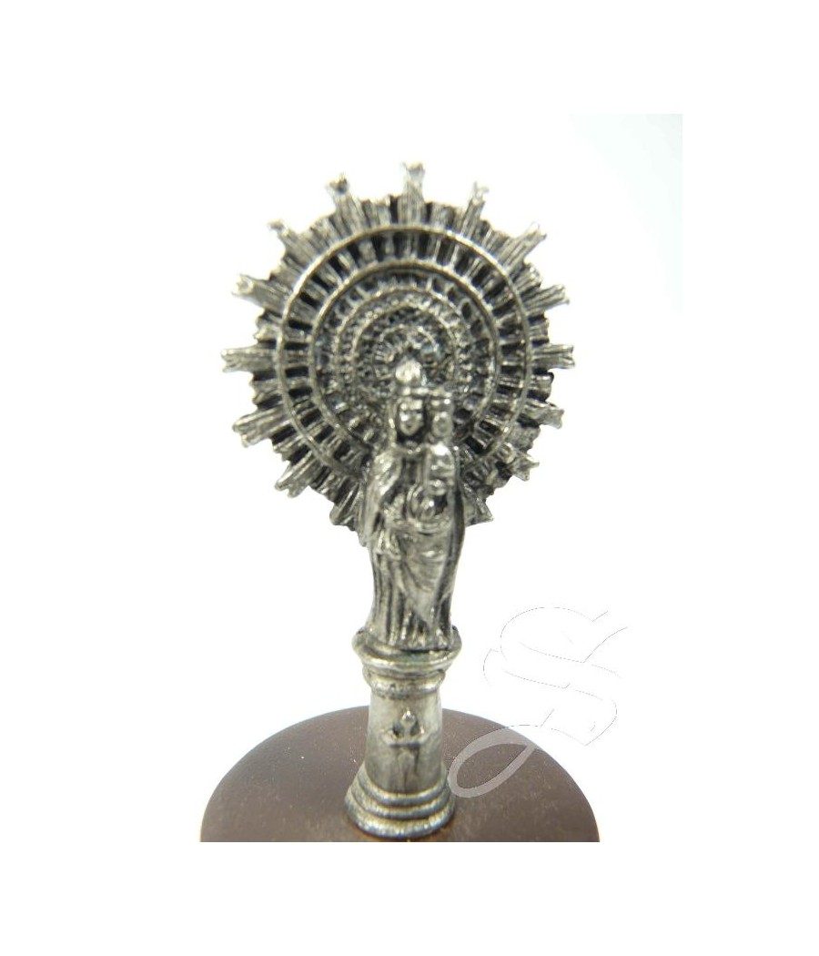 VIRGEN DEL PILAR 6 CM. METAL