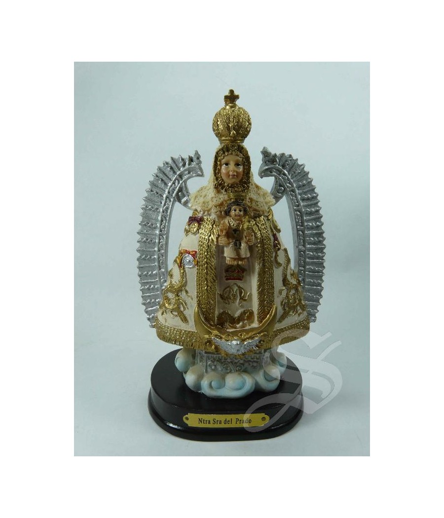 VIRGEN DEL PRADO 15CMS. RESINA