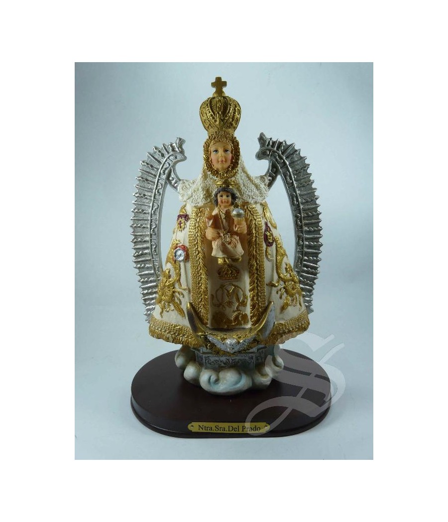 VIRGEN DEL PRADO 20 CM. RESINA