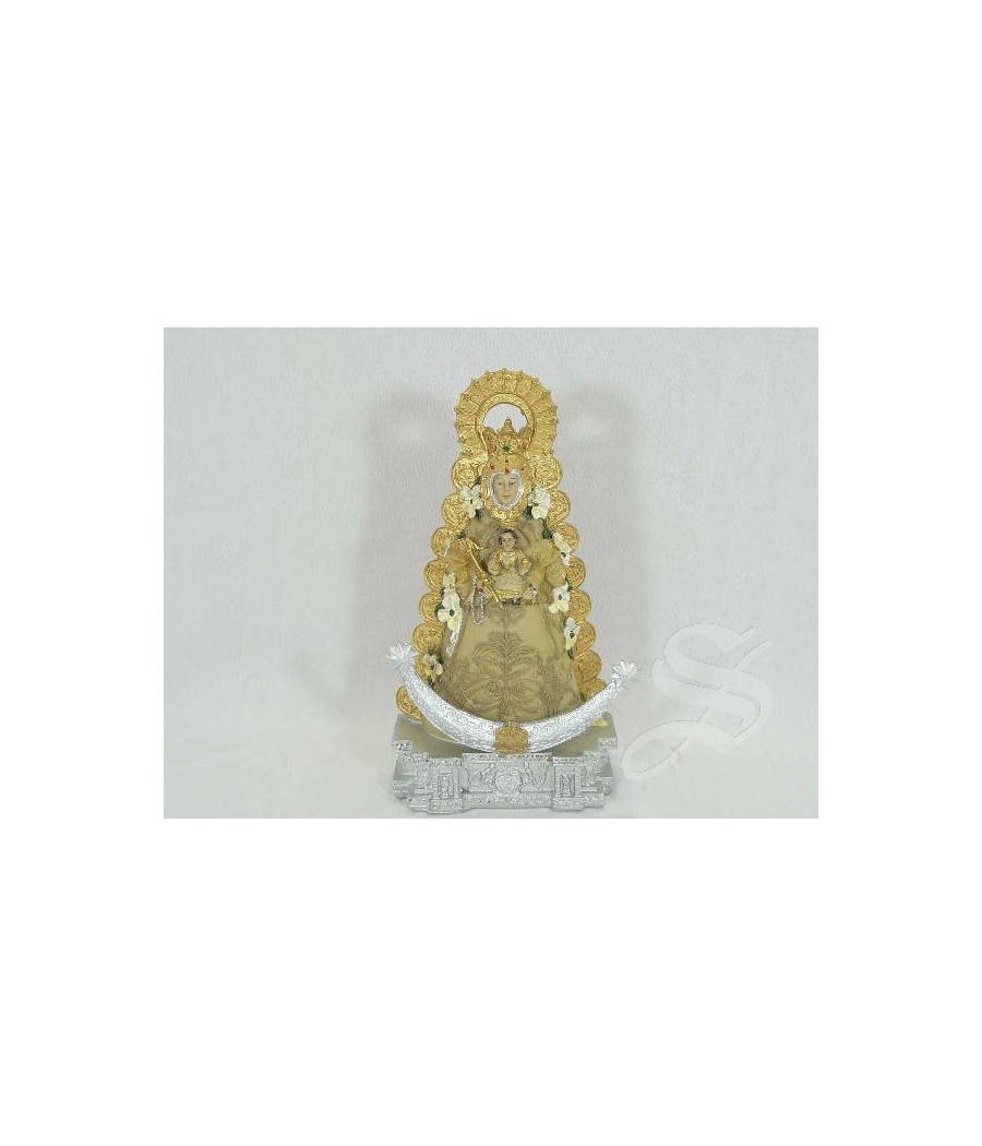 VIRGEN DEL ROCIO 15 CM.