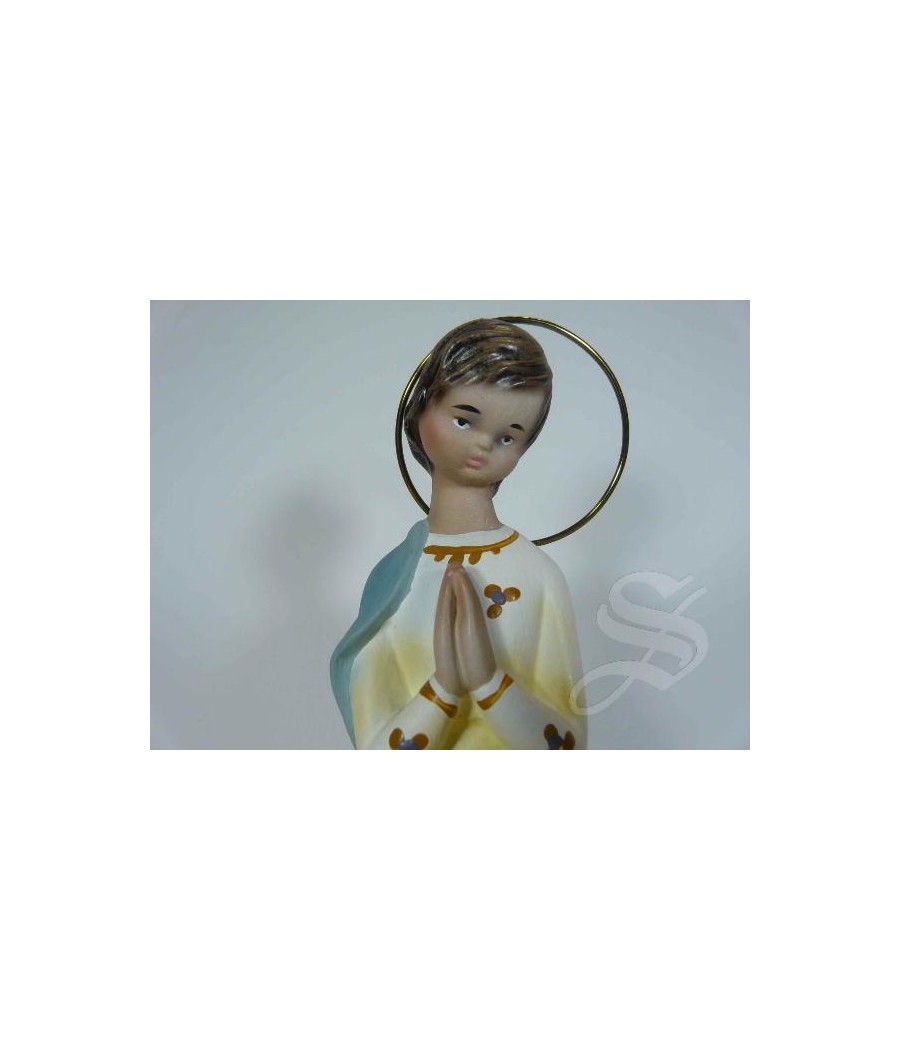 VIRGEN INFANTIL 25 CM. PASTA DE MADERA