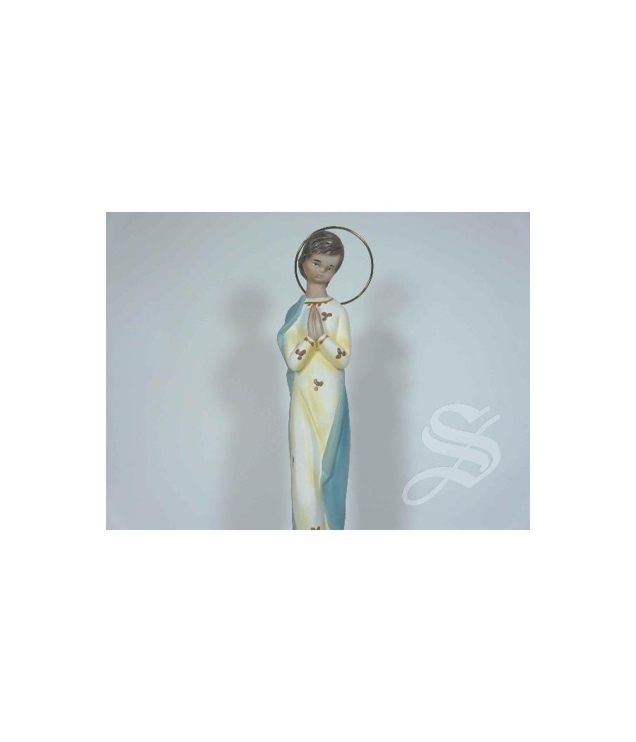 VIRGEN INFANTIL 25 CM. PASTA DE MADERA