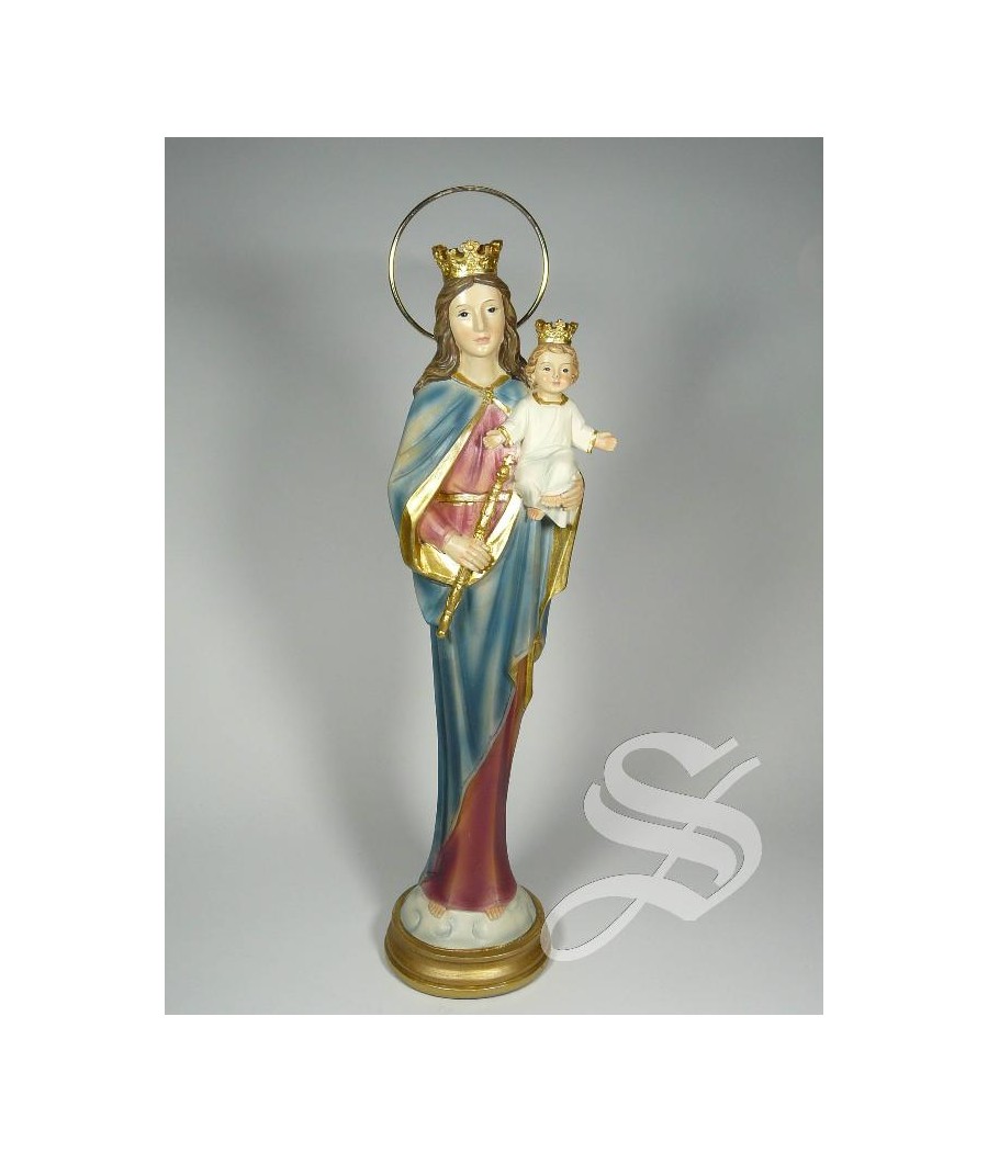 VIRGEN MARIA AUXILIADORA 30 CM RESINA