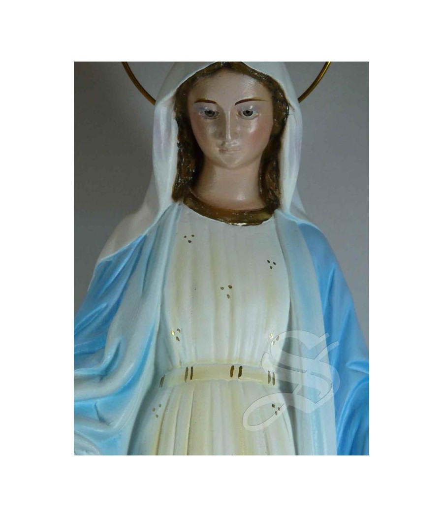 VIRGEN MILAGROSA  40 CM. PASTA DE MADERA