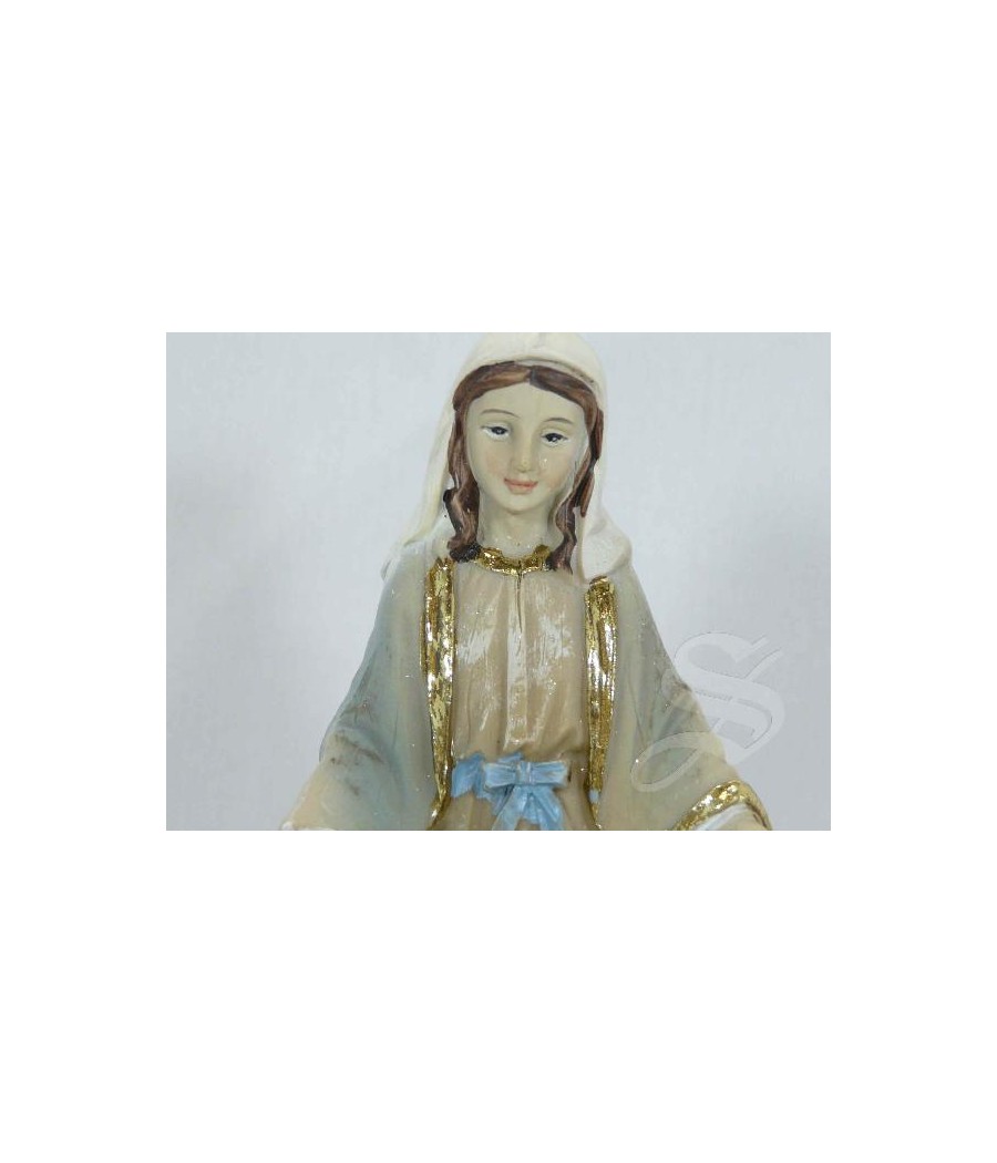 VIRGEN MILAGROSA 12 CM. MADERA VIEJA