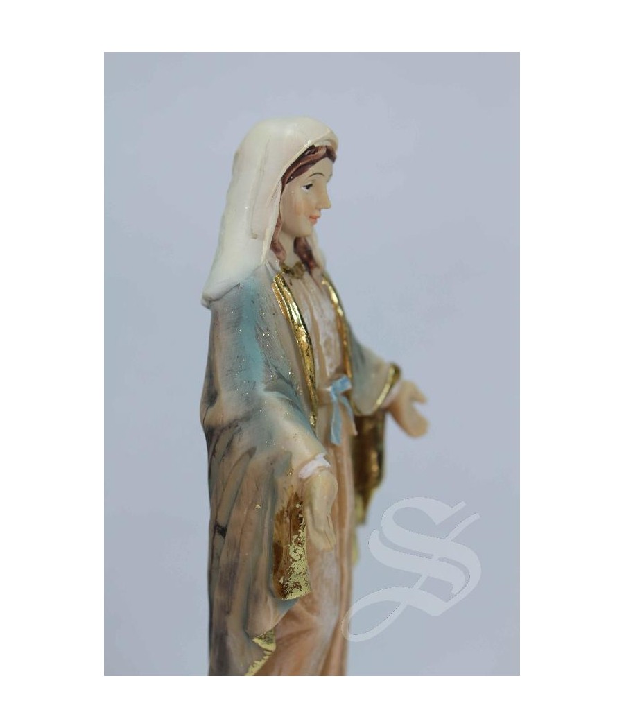 VIRGEN MILAGROSA 12 CM. MADERA VIEJA