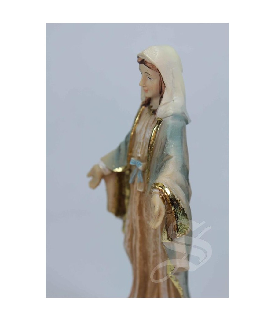 VIRGEN MILAGROSA 12 CM. MADERA VIEJA