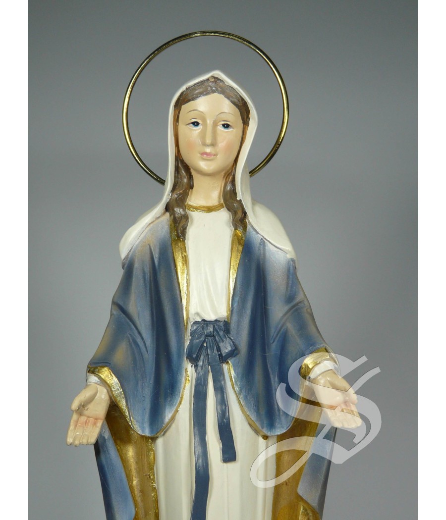 VIRGEN MILAGROSA 30 CM RESINA