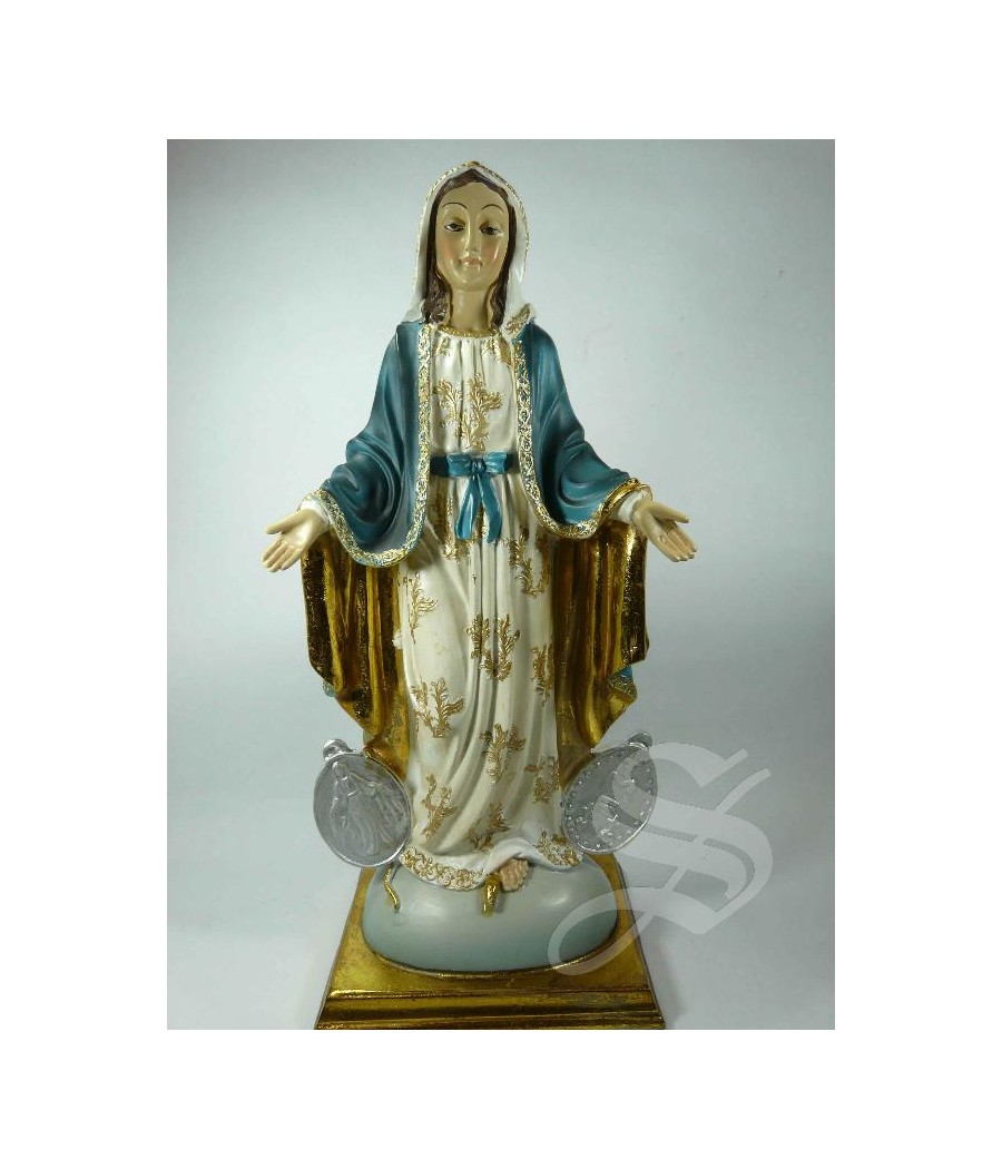 VIRGEN MILAGROSA 30 CM. RESINA