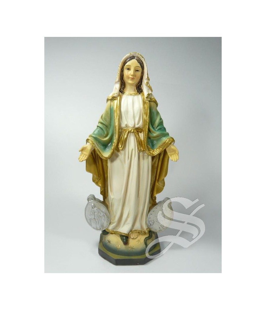 VIRGEN MILAGROSA MEDALLAS 20 CM.