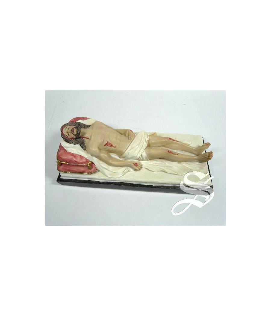 CRISTO MUERTO SANTO SEPULCRO 13,5 CM. RESINA