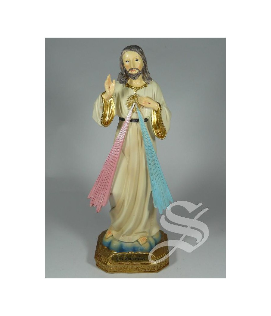 JESUS MISERICORDIOSO 22 CM. RESINA