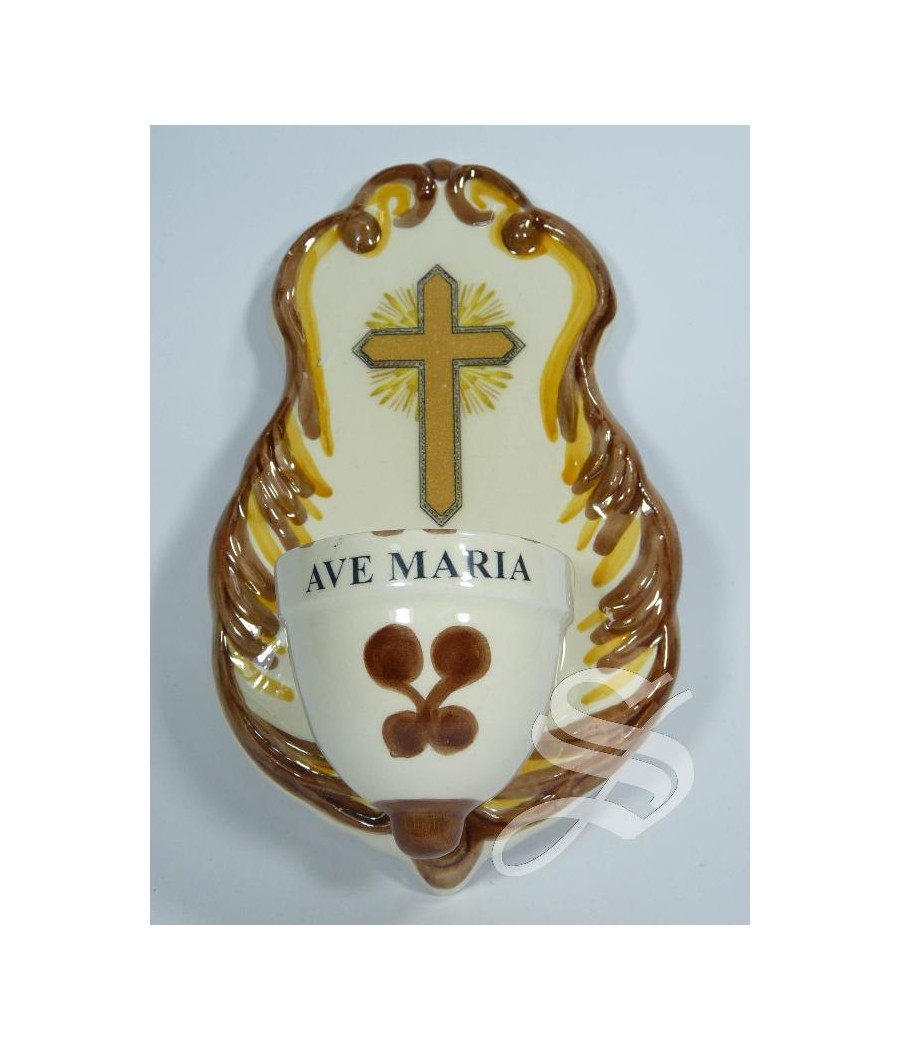 BENDITERA CERAMICA FLORES 18 * 12 CM