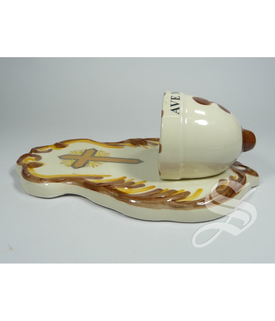 BENDITERA CERAMICA FLORES 18 * 12 CM