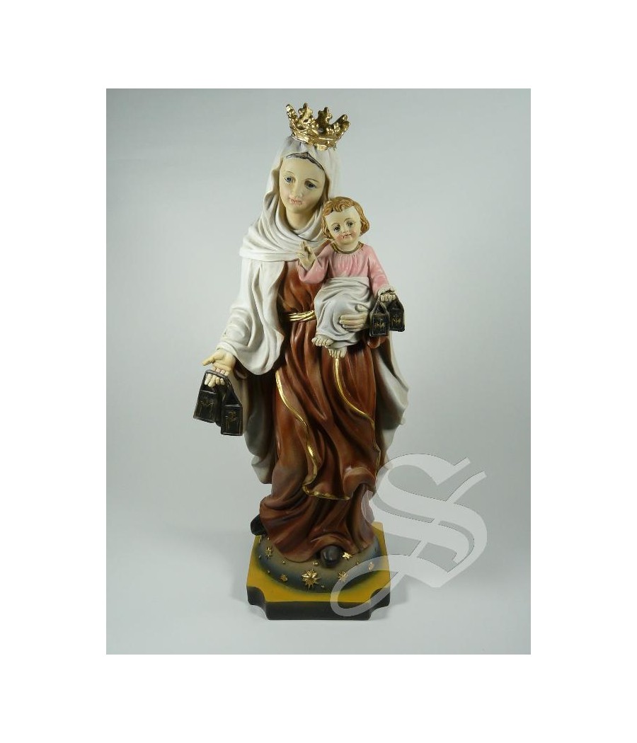 VIRGEN DEL CARMEN 32 CM. RESINA
