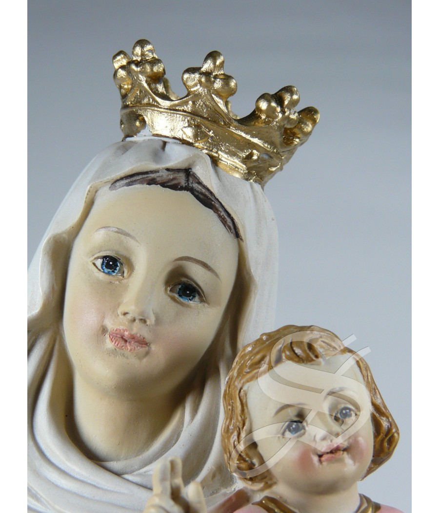 VIRGEN DEL CARMEN 32 CM. RESINA