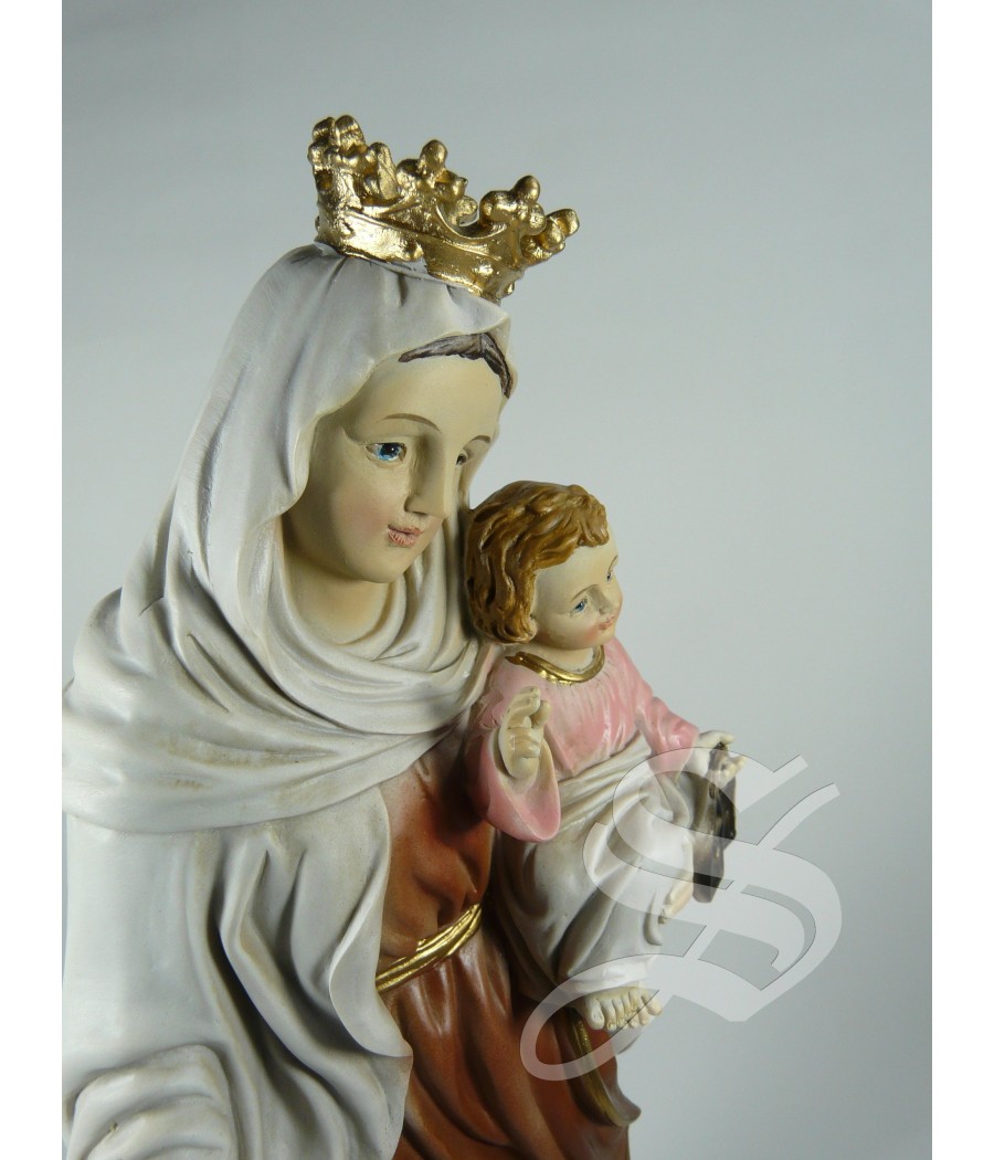 VIRGEN DEL CARMEN 32 CM. RESINA