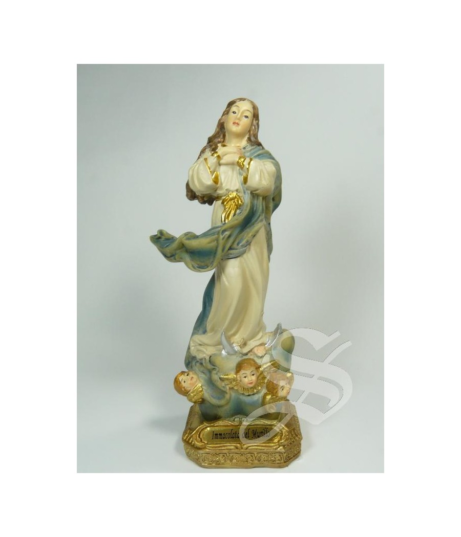 INMACULADA MURILLO 14 CM. RESINA